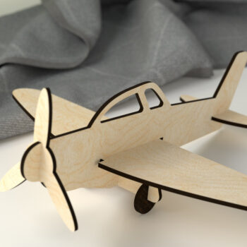 Intra απο ξύλο plywood 3mm-4mm πάχος – Παζλ αεροπλάνο Δίασταση  20x20 cm INTRAFABR-27336138 - Image 1