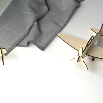 Intra απο ξύλο plywood 3mm-4mm πάχος – Παζλ αεροπλάνο Δίασταση  20x20 cm INTRAFABR-27336138 - Image 4