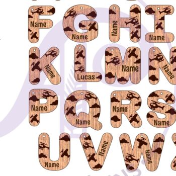 Intra απο ξύλο plywood 3mm-4mm πάχος – Μπρελόκ με θέμα το αεροπλάνο Δίασταση  5x5 cm INTRAFABR-95479516 - Image 2