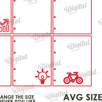 Intra απο ξύλο plywood 3mm-4mm πάχος – Planner Dividers Cut Laser Δίασταση  20x20 cm INTRAFABR-123494852 - Image 2