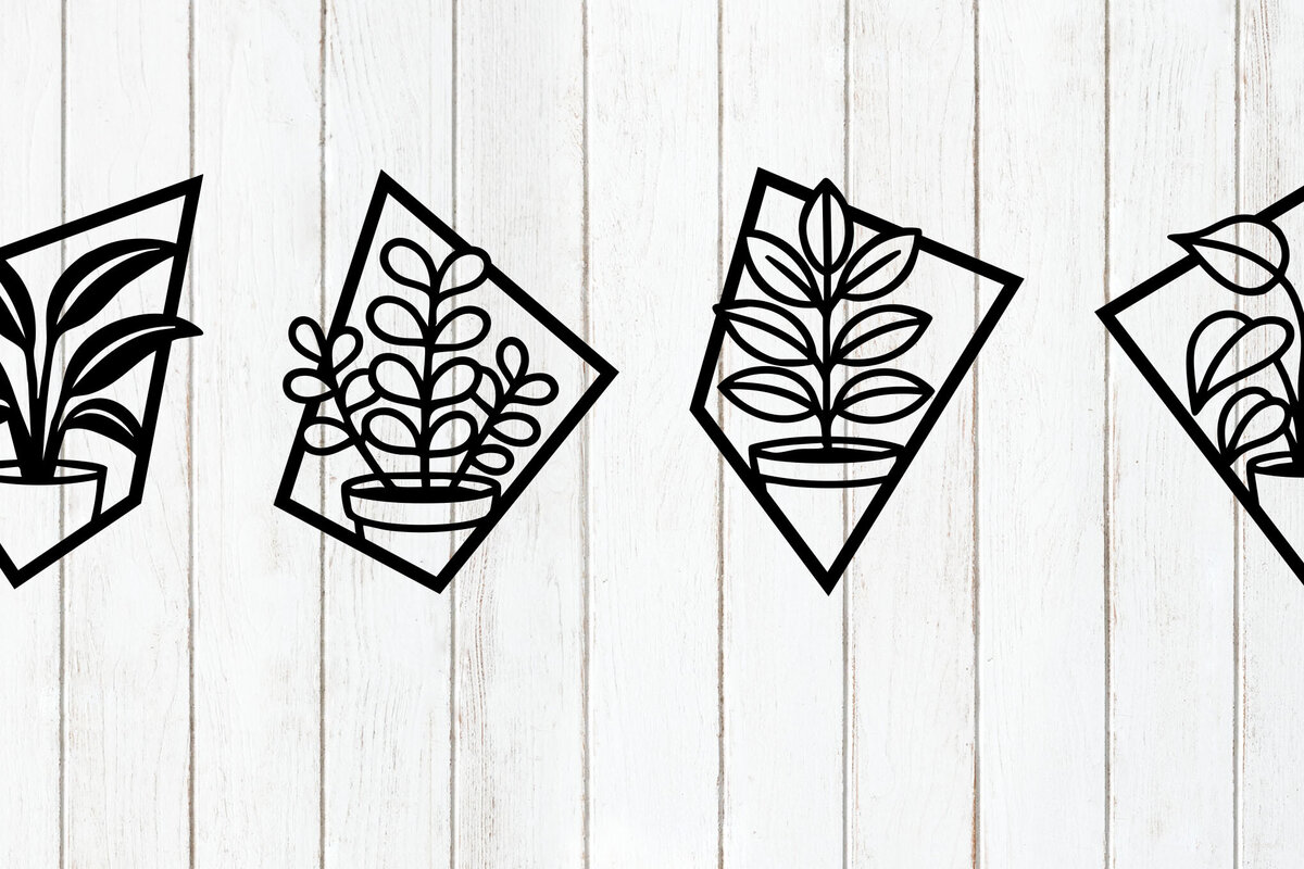 Intra απο ξύλο plywood 3mm-4mm πάχος – Φυτικό ντεκόρ σε γεωμετρικά πλαίσια Δίασταση  20x20 cm INTRAFABR-124578658