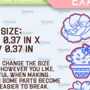 Intra απο ξύλο plywood 3mm-4mm πάχος – Φυτικά σκουλαρίκια Δέσμη κοπής με λέιζερ Δίασταση 5x5 cm INTRAFABR-92703714 - Image 2