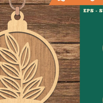 Intra απο ξύλο plywood 3mm-4mm πάχος – Φυτικό στολίδι κοπής με λέιζερ 4 Δίασταση  20x20 cm INTRAFABR-109982813 - Image 1