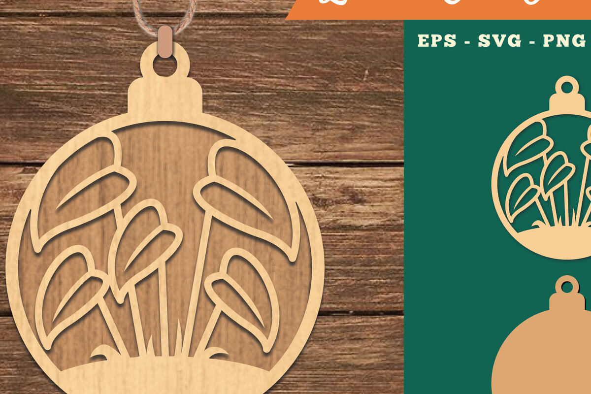 Intra απο ξύλο plywood 3mm-4mm πάχος – Φυτικό στολίδι κοπής με λέιζερ 6 Δίασταση  20x20 cm INTRAFABR-109982898