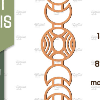 Intra απο ξύλο plywood 3mm-4mm πάχος – Φυτό Καφασωτό Πακέτο. Stakes Lasercut Δίασταση 20x20 cm INTRAFABR-85217418 - Image 2