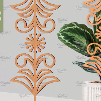 Intra απο ξύλο plywood 3mm-4mm πάχος – Φυτό Καφασωτό Πακέτο. Stakes Lasercut Δίασταση 20x20 cm INTRAFABR-85217418 - Image 7