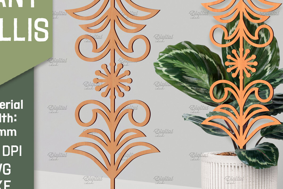 Intra απο ξύλο plywood 3mm-4mm πάχος – Plant Trellis Plant Stakes Δίασταση  20x20 cm INTRAFABR-85136451