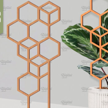 Intra απο ξύλο plywood 3mm-4mm πάχος – Plant Trellis Plant Stakes Δίασταση  20x20 cm INTRAFABR-85136139 - Image 1