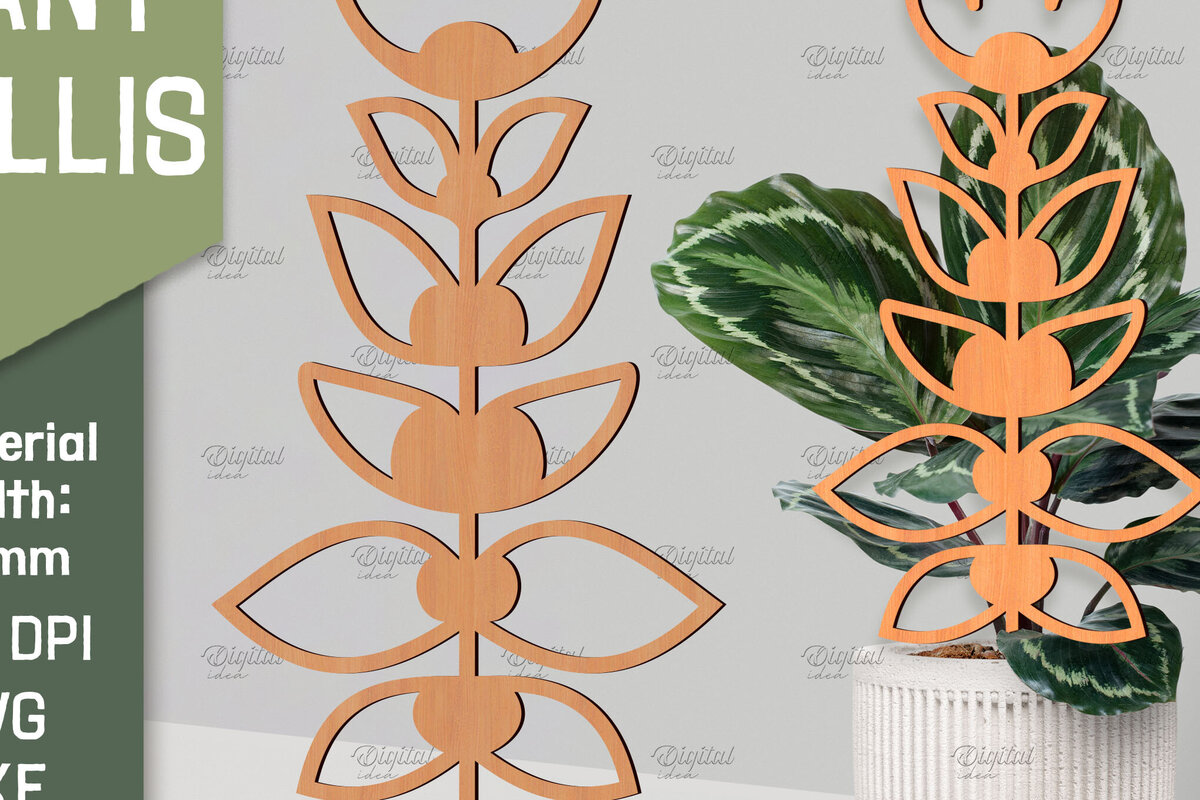 Intra απο ξύλο plywood 3mm-4mm πάχος – Plant Trellis Plant Stakes Δίασταση  20x20 cm INTRAFABR-85136223