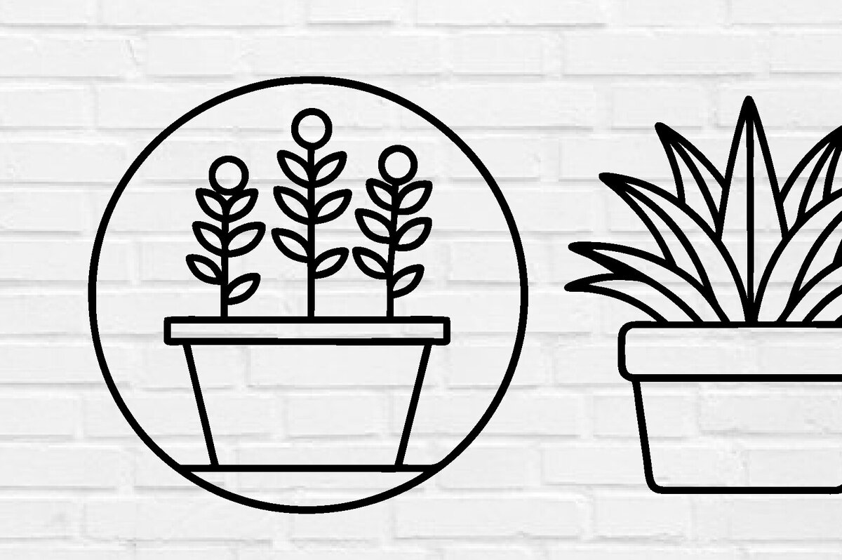 Intra απο ξύλο plywood 3mm-4mm πάχος – Αρχεία κοπής με λέιζερ τέχνης τοίχου φυτών Δίασταση 40x30 cm INTRAFABR-100953770