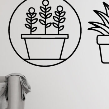 Intra απο ξύλο plywood 3mm-4mm πάχος – Αρχεία κοπής με λέιζερ τέχνης τοίχου φυτών Δίασταση  40x30 cm INTRAFABR-100953770 - Image 3