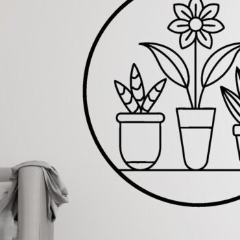 Intra απο ξύλο plywood 3mm-4mm πάχος – Αρχεία κοπής με λέιζερ τέχνης τοίχου φυτών Δίασταση  40x30 cm INTRAFABR-100953917 - Image 3