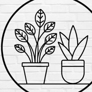 Intra απο ξύλο plywood 3mm-4mm πάχος – Αρχεία κοπής με λέιζερ τέχνης τοίχου φυτών Δίασταση 40x30 cm INTRAFABR-100954164