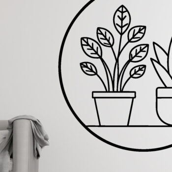 Intra απο ξύλο plywood 3mm-4mm πάχος – Αρχεία κοπής με λέιζερ τέχνης τοίχου φυτών Δίασταση  40x30 cm INTRAFABR-100954164 - Image 3