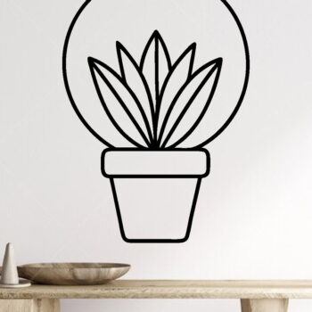 Intra απο ξύλο plywood 3mm-4mm πάχος – Τέχνη φυτικής διακόσμησης τοίχου Δίασταση  40x30 cm INTRAFABR-100954078 - Image 2