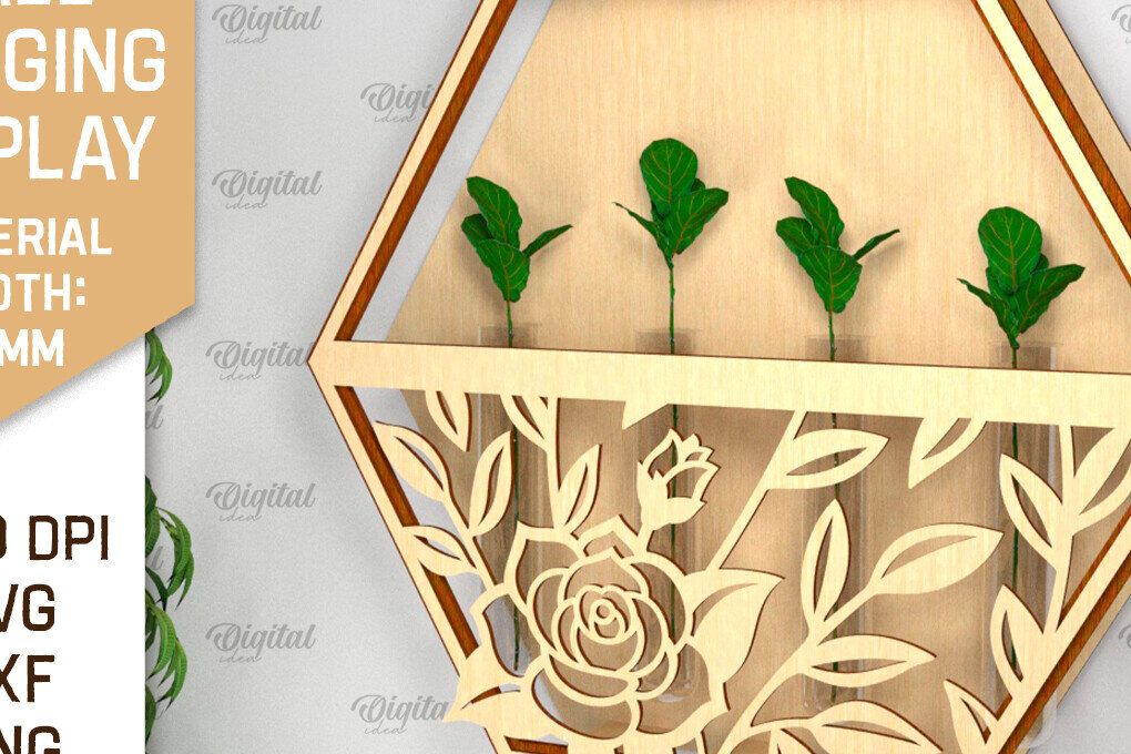 Intra απο ξύλο plywood 3mm-4mm πάχος – επίτοιχη οθόνη φυτών Δίασταση  20x20 cm INTRAFABR-93222870