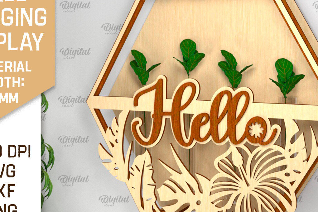 Intra απο ξύλο plywood 3mm-4mm πάχος – επίτοιχη οθόνη φυτών Δίασταση  20x20 cm INTRAFABR-93222710