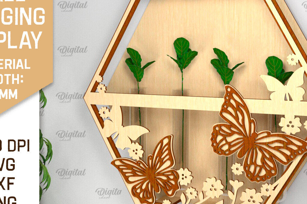 Intra απο ξύλο plywood 3mm-4mm πάχος – επίτοιχη οθόνη φυτών Δίασταση  20x20 cm INTRAFABR-93222725