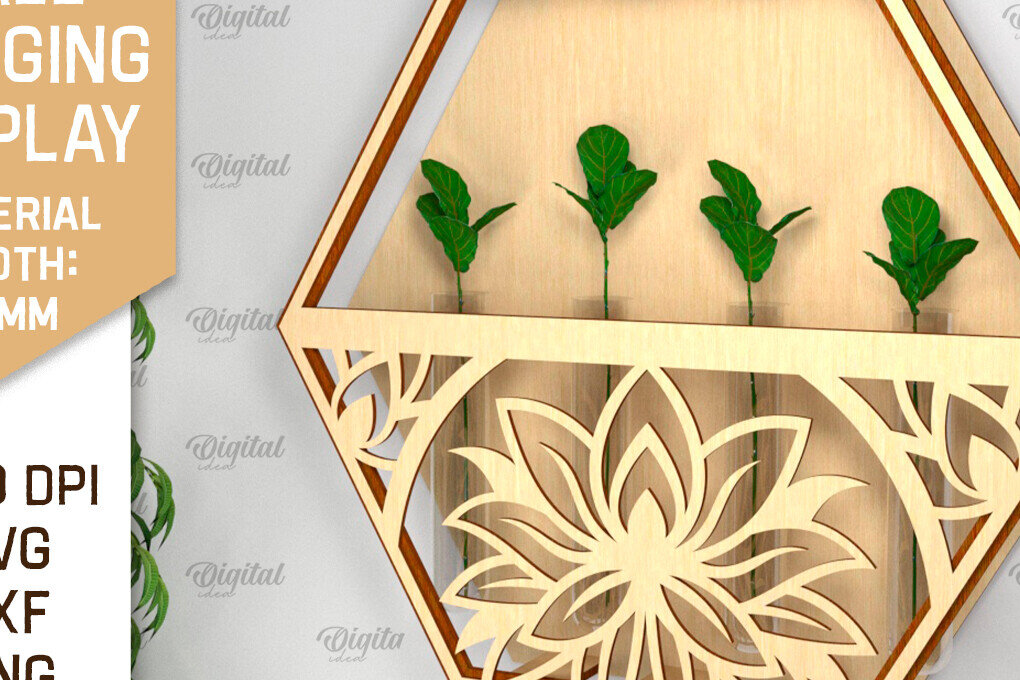 Intra απο ξύλο plywood 3mm-4mm πάχος – επίτοιχη οθόνη φυτών Δίασταση  20x20 cm INTRAFABR-93222740