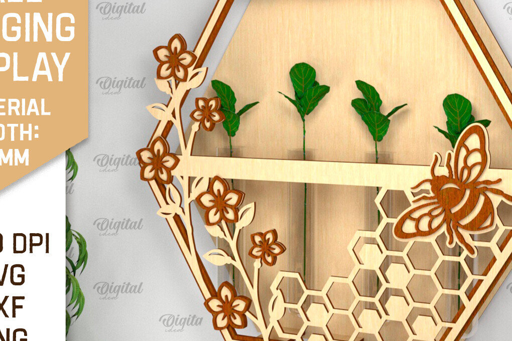 Intra απο ξύλο plywood 3mm-4mm πάχος – επίτοιχη οθόνη φυτών Δίασταση  20x20 cm INTRAFABR-93222817