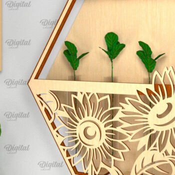 Intra απο ξύλο plywood 3mm-4mm πάχος – Πακέτο με επίτοιχη οθόνη φυτών Δίασταση  20x20 cm INTRAFABR-93308318 - Image 6