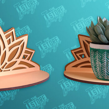 Intra απο ξύλο plywood 3mm-4mm πάχος – Πακέτο σχεδίασης ραφιών τοίχου φυτών με Δίασταση  40x30 cm INTRAFABR-95973213 - Image 3