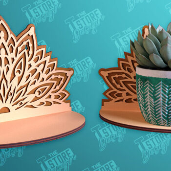 Intra απο ξύλο plywood 3mm-4mm πάχος – Πακέτο σχεδίασης ραφιών τοίχου φυτών με Δίασταση  40x30 cm INTRAFABR-95973213 - Image 6