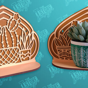 Intra απο ξύλο plywood 3mm-4mm πάχος – Πακέτο σχεδίασης ραφιών τοίχου φυτών με Δίασταση  40x30 cm INTRAFABR-95973213 - Image 8