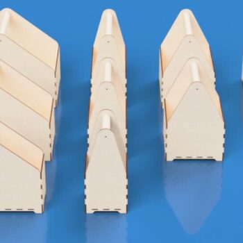 Intra απο ξύλο plywood 3mm-4mm πάχος – Κουτί φυτευτής για λουλούδια Δίασταση  20x20 cm INTRAFABR-119376753 - Image 3