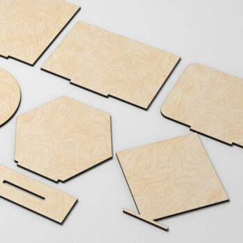 Intra απο ξύλο plywood 3mm-4mm πάχος – Σχέδια πλακών & περιπτέρων Δίασταση  20x20 cm INTRAFABR-25264273 - Image 3