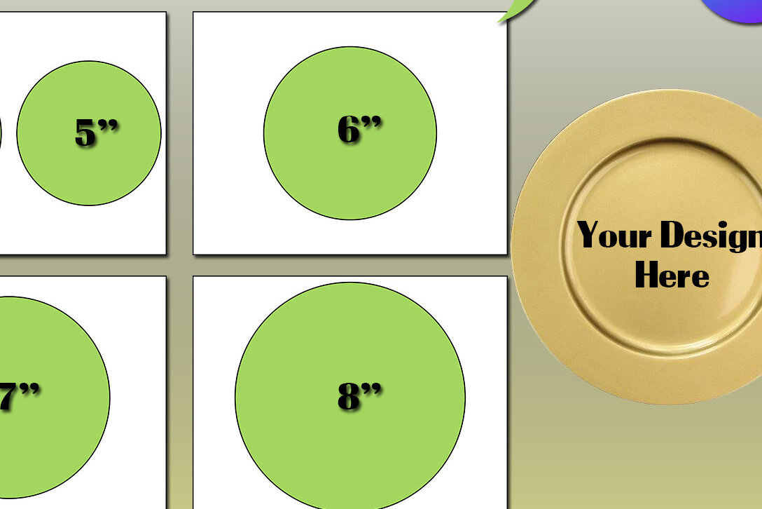 Intra απο ξύλο plywood 3mm-4mm πάχος – Κενή στρογγυλή ετικέτα προτύπου φορτιστή πιάτων Δίασταση  20x20 cm INTRAFABR-74506129