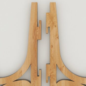 Intra απο ξύλο plywood 3mm-4mm πάχος – Βάση προβολής πλάκας / θήκη φωτογραφιών βιβλίου Δίασταση  20x20 cm INTRAFABR-39427222 - Image 2