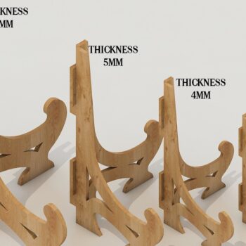 Intra απο ξύλο plywood 3mm-4mm πάχος – Βάση προβολής πλάκας / θήκη φωτογραφιών βιβλίου Δίασταση  20x20 cm INTRAFABR-39427222 - Image 3