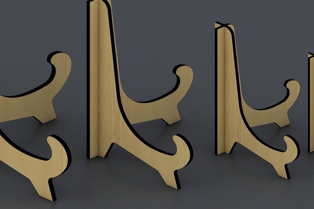 Intra απο ξύλο plywood 3mm-4mm πάχος – Σχέδια βάσης πλάκας οθόνης Δίασταση  20x20 cm INTRAFABR-37057434