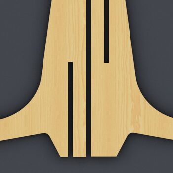 Intra απο ξύλο plywood 3mm-4mm πάχος – Σχέδια βάσης πλάκας οθόνης Δίασταση  20x20 cm INTRAFABR-37057434 - Image 2