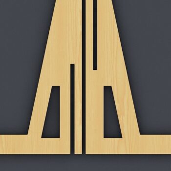 Intra απο ξύλο plywood 3mm-4mm πάχος – Βάσεις προβολής πλάκας, πρότυπα κοπής Δίασταση 20x20 cm INTRAFABR-37057400 - Image 1