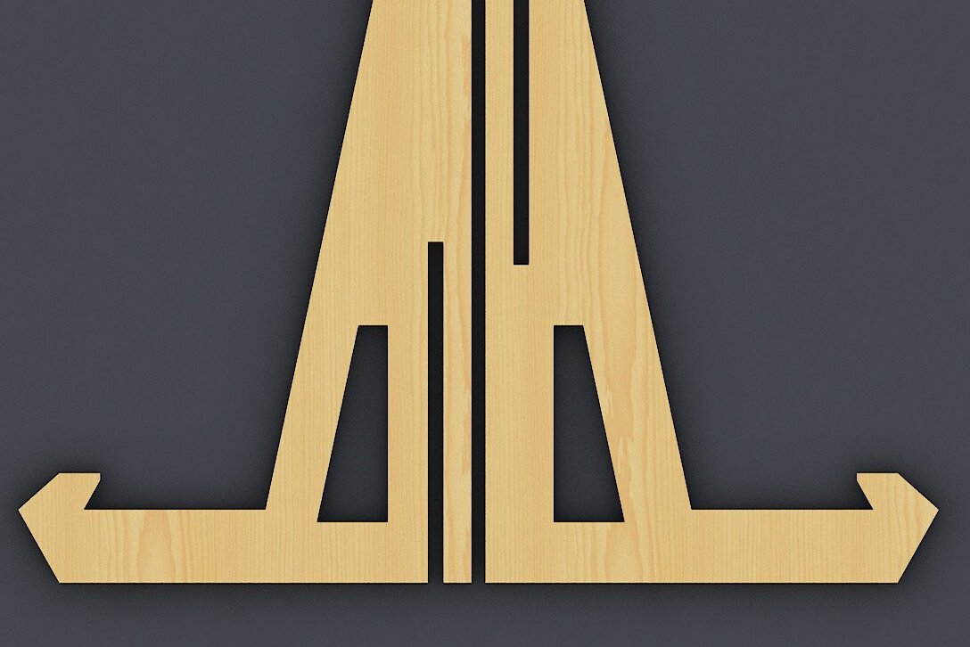 Intra απο ξύλο plywood 3mm-4mm πάχος – Βάσεις προβολής πλάκας, πρότυπα κοπής Δίασταση  20x20 cm INTRAFABR-37057400