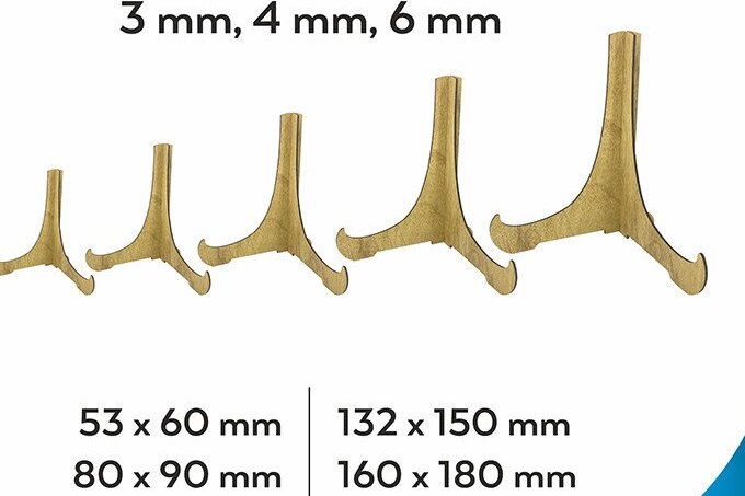Intra απο ξύλο plywood 3mm-4mm πάχος – Βάση πλάκας Δίασταση  20x20 cm INTRAFABR-35441292