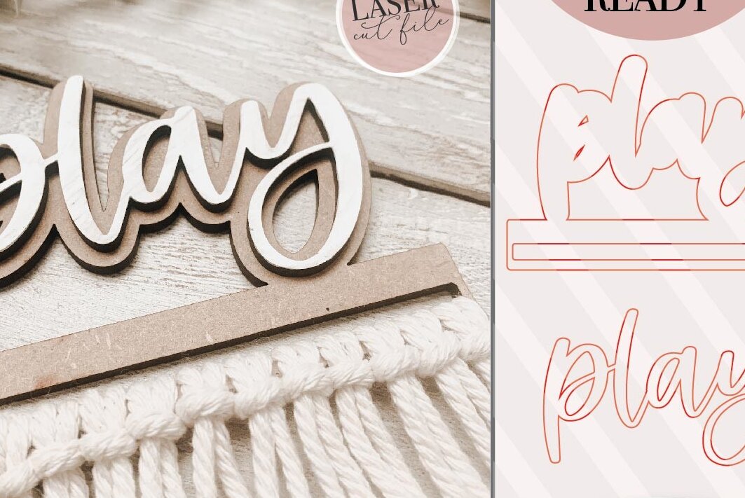 Intra απο ξύλο plywood 3mm-4mm πάχος – Παίξτε, Διακόσμηση τοίχου Playroom Δίασταση  40x30 cm INTRAFABR-75006705