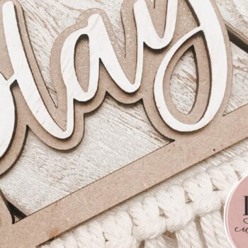 Intra απο ξύλο plywood 3mm-4mm πάχος – Παίξτε, Διακόσμηση τοίχου Playroom Δίασταση  40x30 cm INTRAFABR-75006705 - Image 3