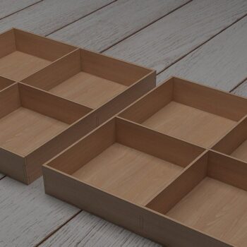 Intra απο ξύλο plywood 3mm-4mm πάχος – Σετ σουβέρ και κουτί με τραπουλόχαρτα Δίασταση  20x20 cm INTRAFABR-44663206 - Image 4