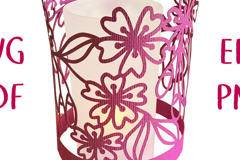 Intra απο ξύλο plywood 3mm-4mm πάχος – Plum Blossom Papercut Lantern Cut Δίασταση  20x20 cm INTRAFABR-26439842