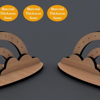 Intra απο ξύλο plywood 3mm-4mm πάχος – Βάση κοσμήματος από κόντρα πλακέ / Οθόνη σκουλαρικιών Δίασταση 20x20 cm INTRAFABR-43068357 - Image 1