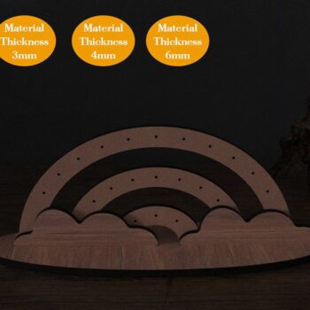 Intra απο ξύλο plywood 3mm-4mm πάχος – Βάση κοσμήματος από κόντρα πλακέ / Οθόνη σκουλαρικιών Δίασταση 20x20 cm INTRAFABR-43068357 - Image 2