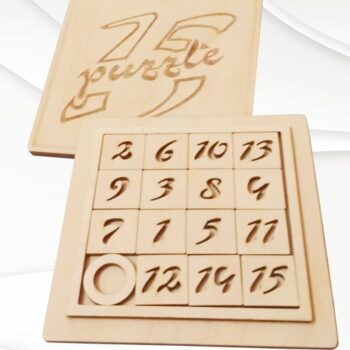 Intra απο ξύλο plywood 3mm-4mm πάχος – Pocket Game 15 Puzzles, Design Δίασταση  40x30 cm INTRAFABR-96664856 - Image 4