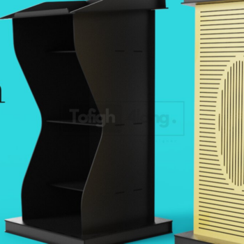 Intra απο ξύλο plywood 3mm-4mm πάχος – Αρχείο κοπής με λέιζερ βάσης εξέδρας | Αρχείο Δίασταση  20x20 cm INTRAFABR-109784134 - Image 1