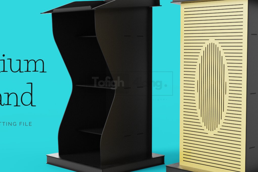 Intra απο ξύλο plywood 3mm-4mm πάχος – Αρχείο κοπής με λέιζερ βάσης εξέδρας | Αρχείο Δίασταση  20x20 cm INTRAFABR-109784134