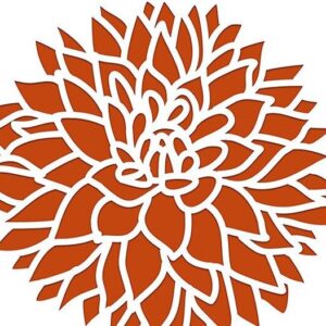 Intra απο ξύλο plywood 3mm-4mm πάχος – Αρχείο αποκοπής Card Dahlia Δίασταση 20x20 cm INTRAFABR-35216129