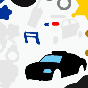 Intra απο ξύλο plywood 3mm-4mm πάχος – Police Cake Topper 3D Δίασταση 20x20 cm INTRAFABR-111690097 - Image 3