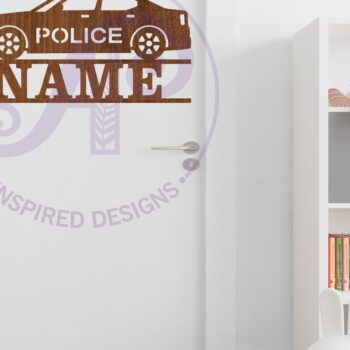 Intra απο ξύλο plywood 3mm-4mm πάχος – Πινακίδα ονόματος αστυνομικού αυτοκινήτου Δίασταση  20x20 cm INTRAFABR-95758274 - Image 5